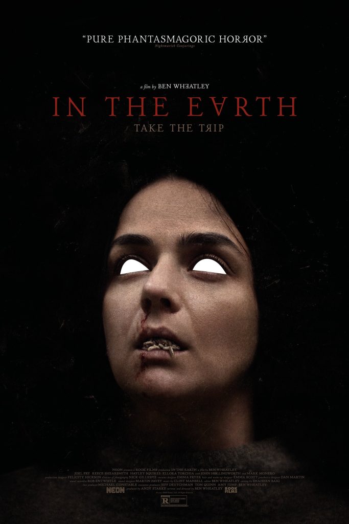 Poster for Ben Wheatley's psychedelic horror film, In the Earth. 